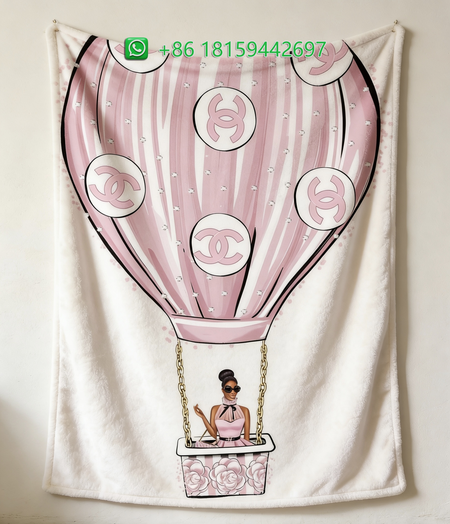 Chanel Throw Blankets